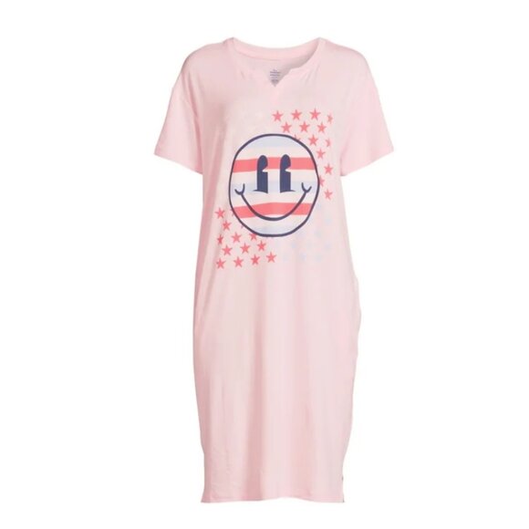 Way to Celebrate Women's Americana Lounger Sleepshirt, Size 3X (22W-24W) - Picture 1 of 3